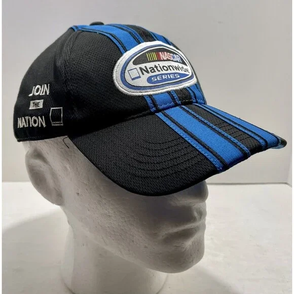 NASCAR Nationwide Series Trucker Hook & Loop Hat Cap "Victory Lane” On The Back - Picture 3 of 12